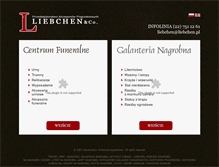 Tablet Screenshot of liebchen.pl